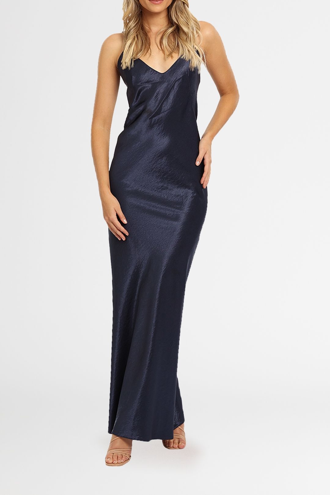 Lexi Camila Dress Navy slip