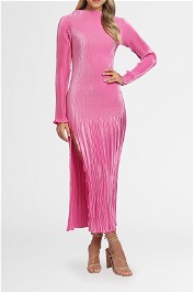 Lidee Soiree Backless Dress pink