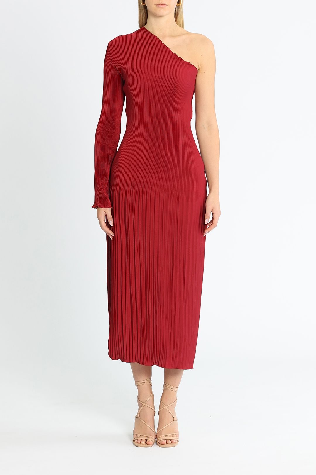 Soiree Gigi Gown Sleeved Ruby