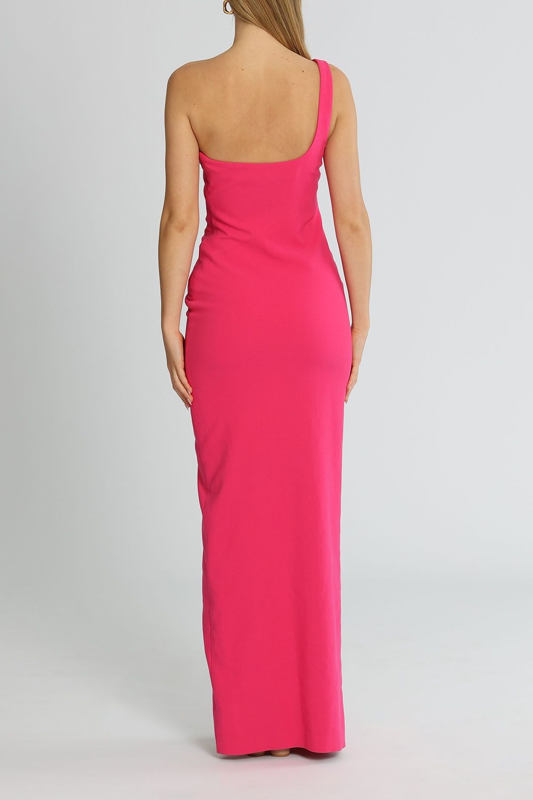 Likely NYC Camden Gown Fuschia One Shoulder