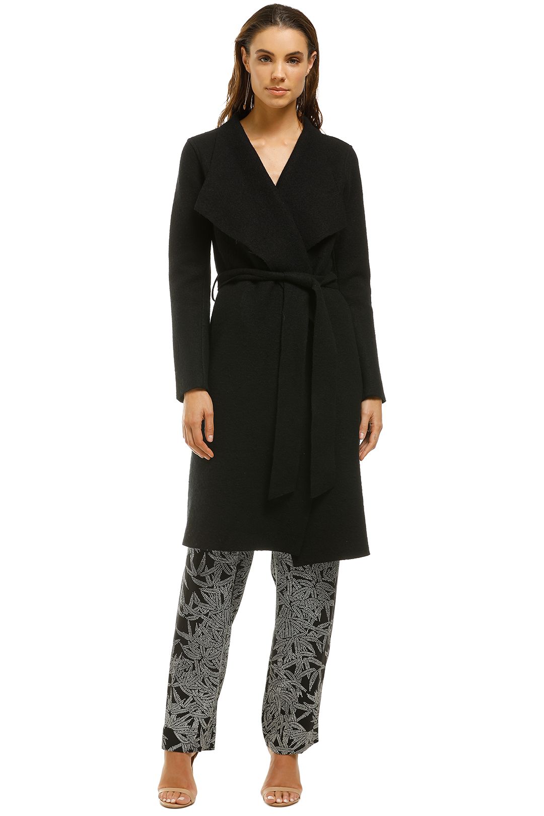 Line-Meghan-Brushed-Cotton-and-Wool-Blend-Coat-Black-Front