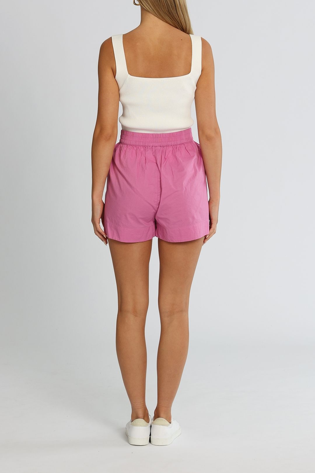 LMND Chiara Shorts Bright Pink Pockets