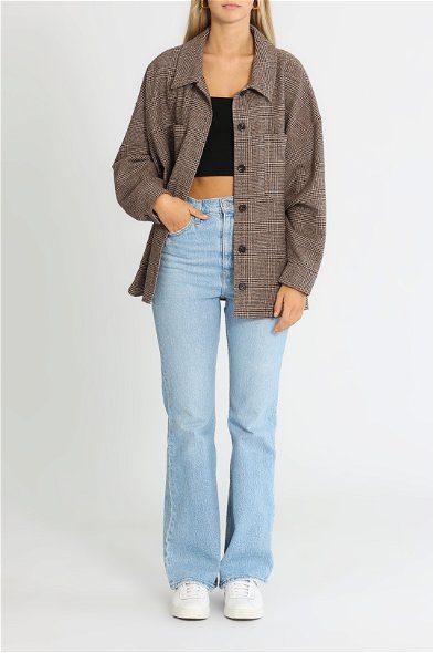 Hire Diaz Shacket in Tweed | LMND | GlamCorner 【dium.】summer 