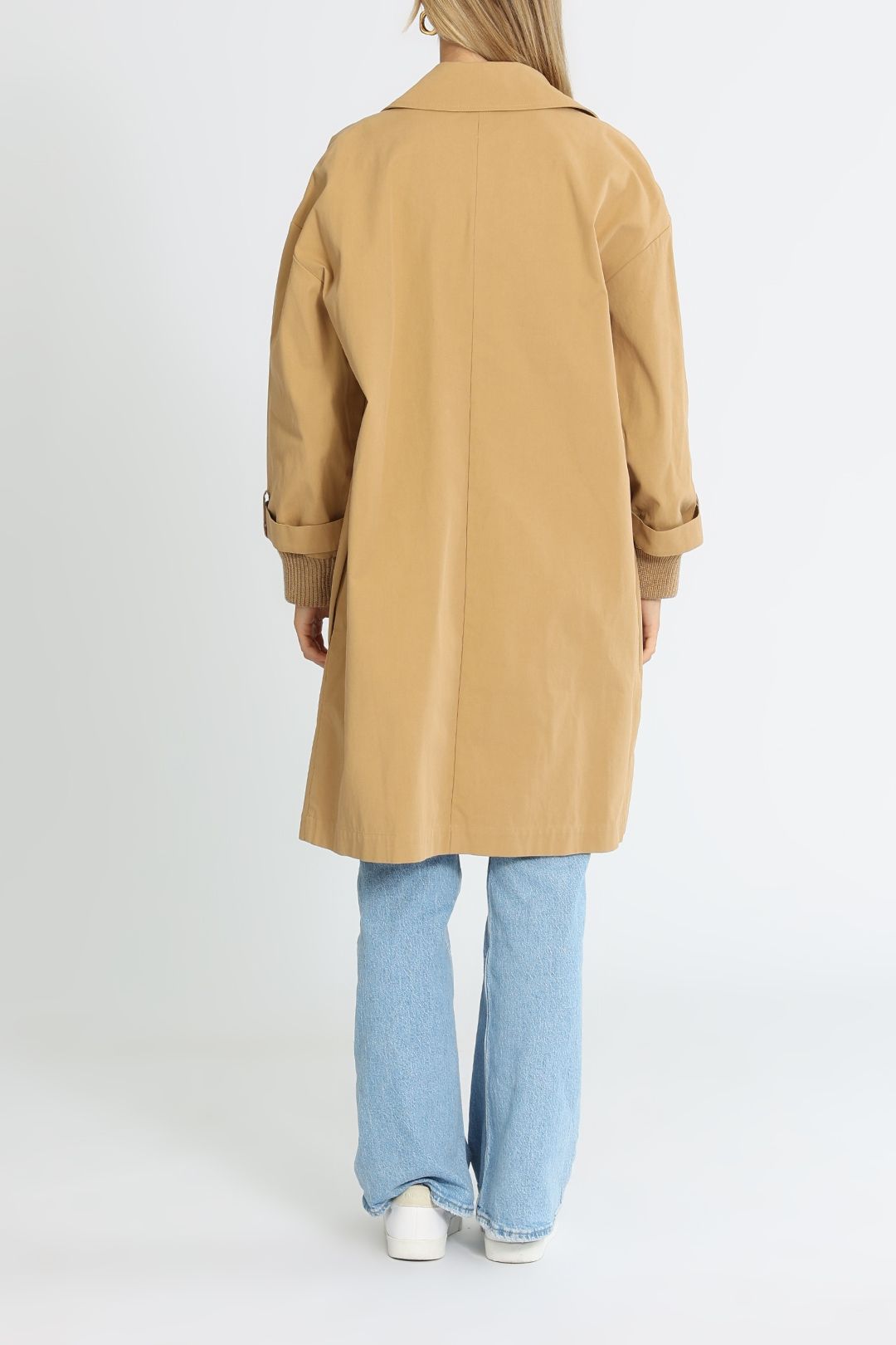 LMND The Ooo Trench Coat Ginger Relaxed Fit