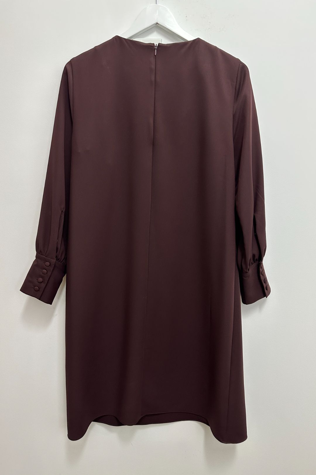 witchery burgundy dress Primrose Velvet Pattern Lace-Up Formal Dress main image 1
