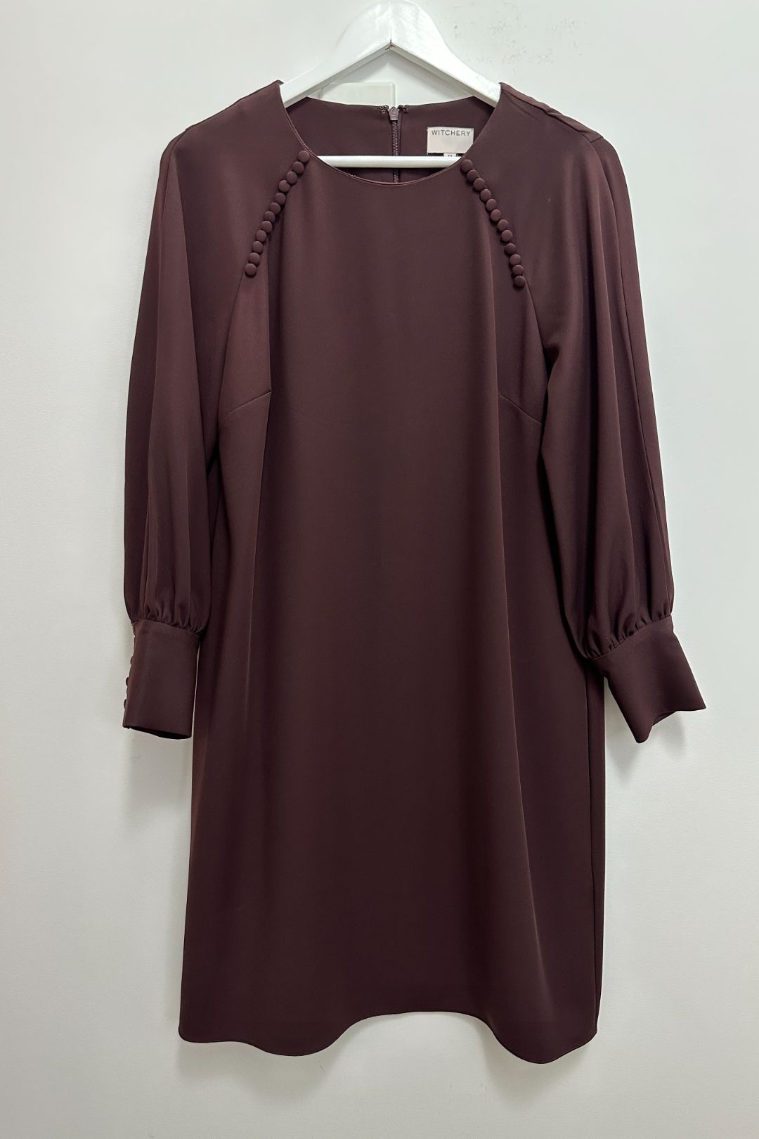 Buy Long Sleeve Dress in Plum Witchery GlamCorner