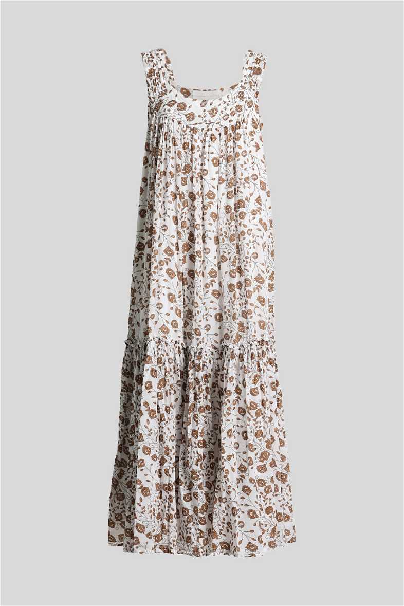 Buy Lopa Maxi Dress in Floral Print | Daughters of India | GlamCorner