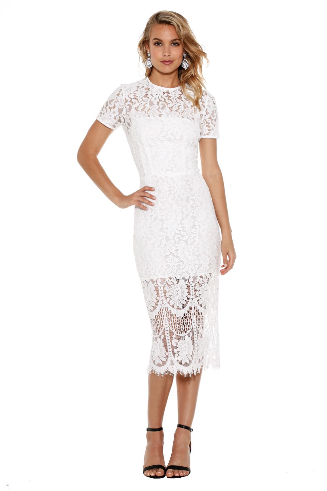 Lover the label white dress top