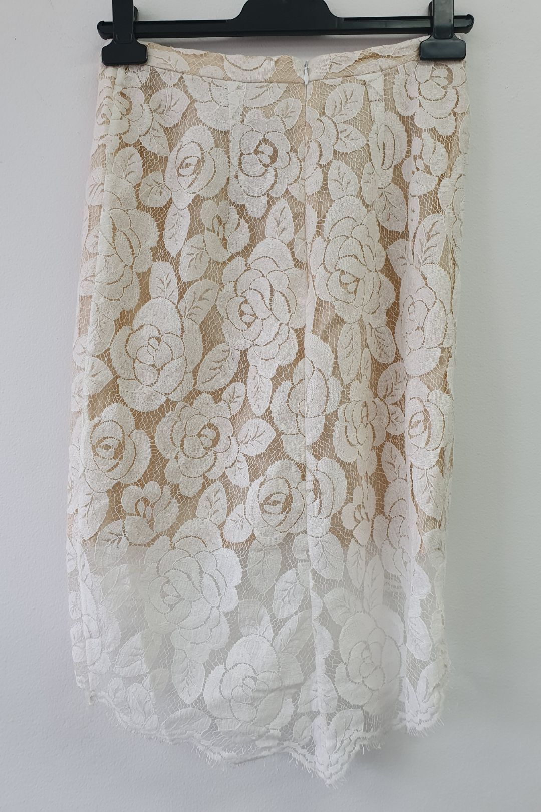 Buy White Floral Lace Mini Skirt Lover GlamCorner