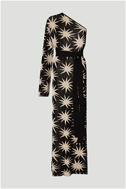 Esme Star Lurex One Shoulder Knit Dress