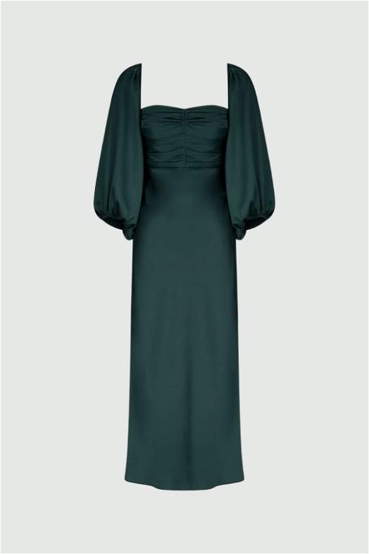 knee length dresses for ladies La Lune Strapless Ruched Bodice Maxi Dress | Peony | Dresses