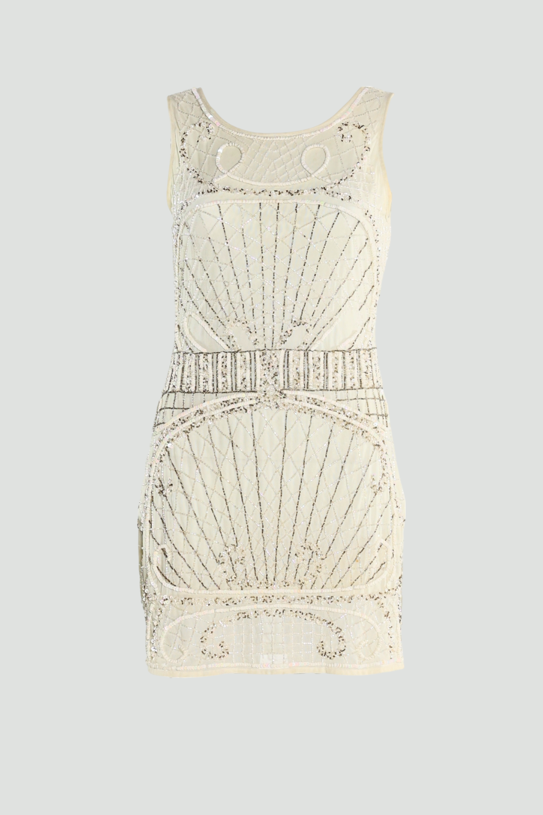 Madame X in Millie Cream Sequence Dress