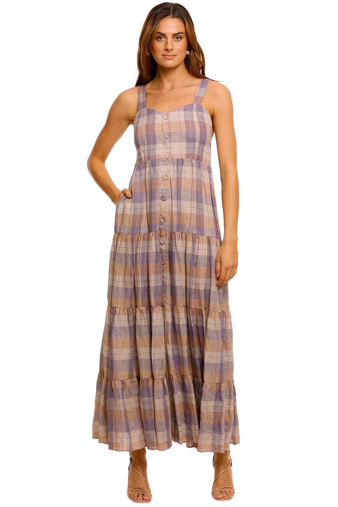 Magali Pascal Calypso Dress plaid