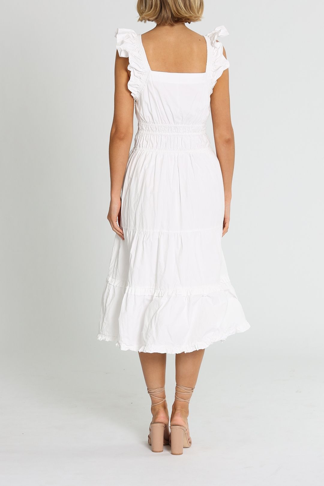 Magali Pascal Jeanette Dress Tiered Skirt