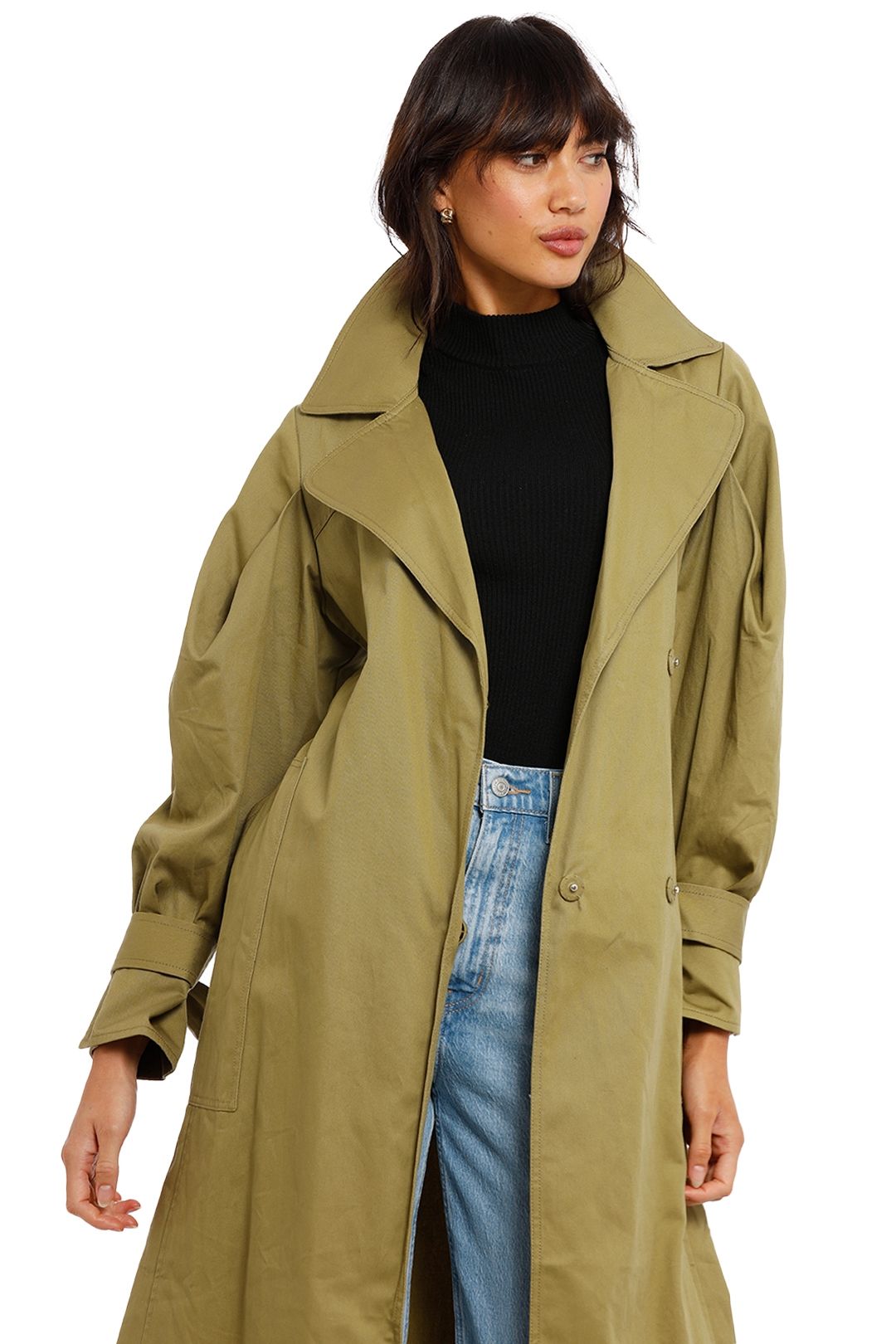 Hire Stevie Trench in Olive | Magali Pascal | GlamCorner