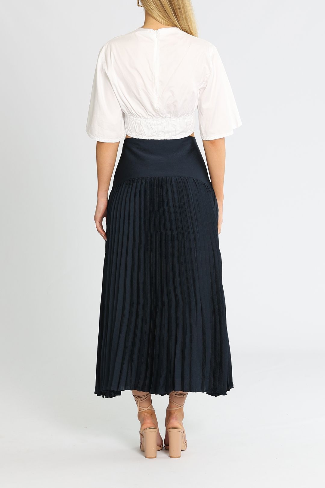 Maison Scotch Longer Length Skirt Pleats