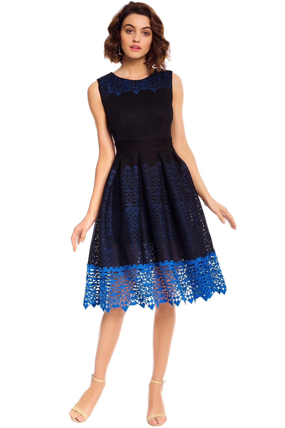 Talulah honeycomb midi top dress