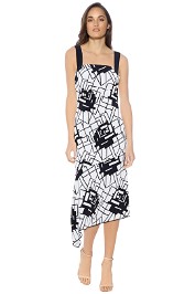 Manning Cartell - Geometry Rules Dress - Black White - Front