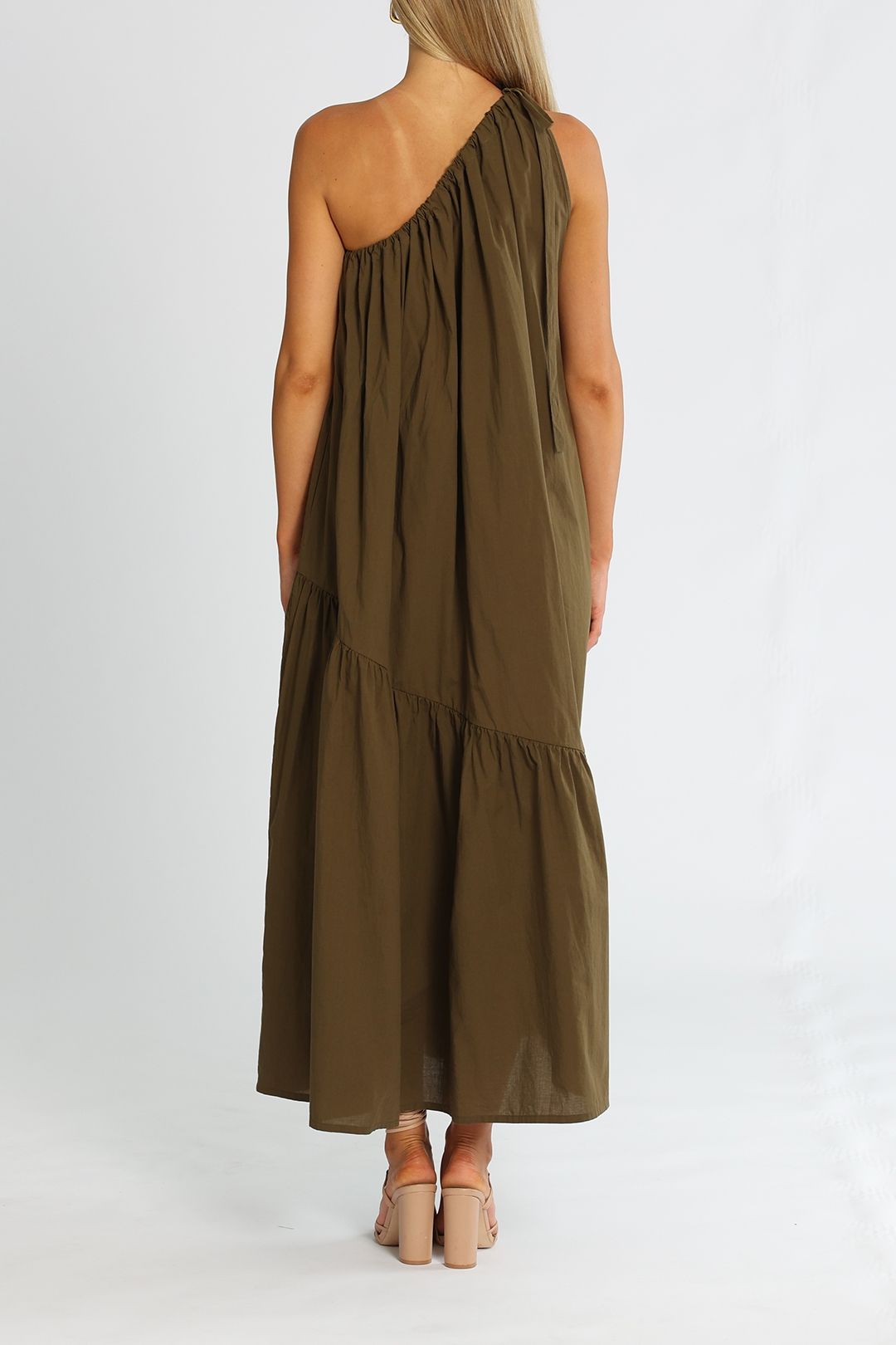 Hire William Off The Shoulder Maxi Dress in Clover | Marle | GlamCorner
