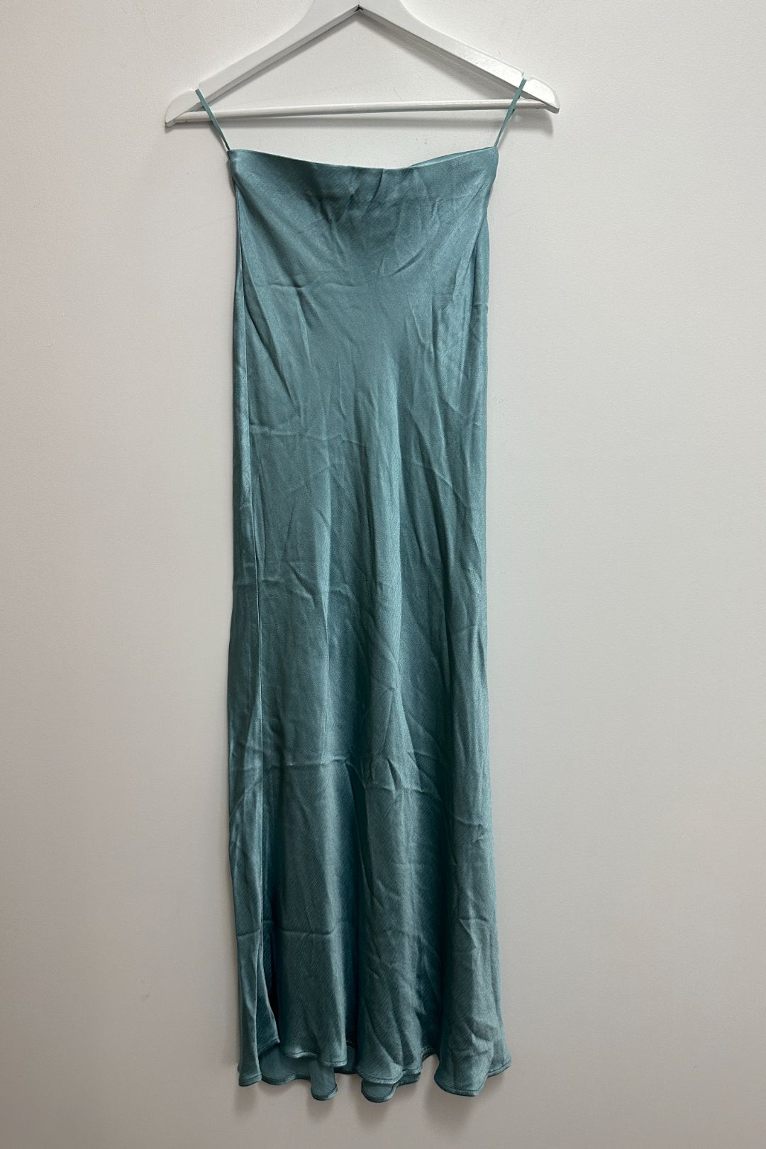 Bec and Bridge - Marley Satin Maxi Skirt in Blue