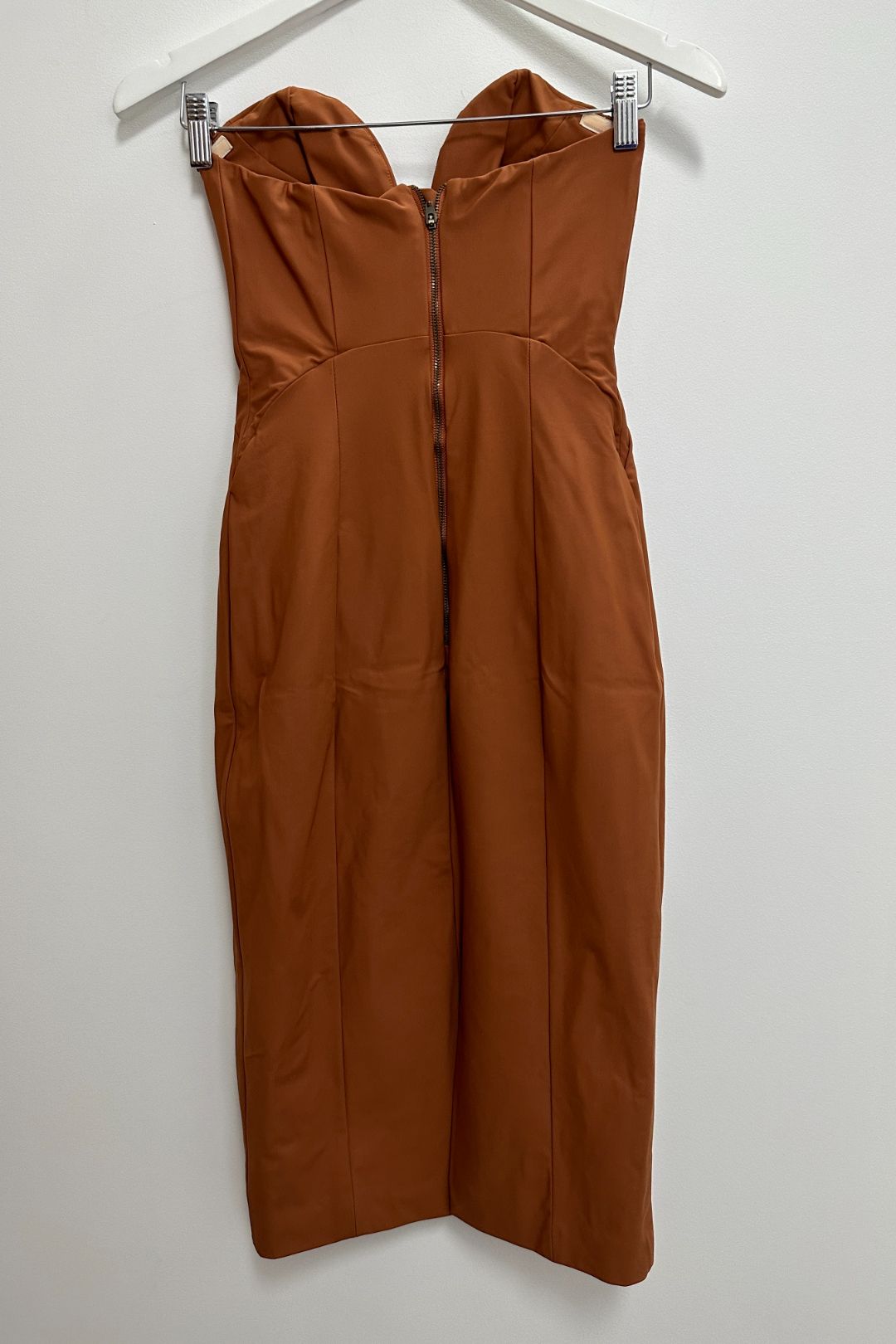 Kookai Marnie Midi Dress in Copper