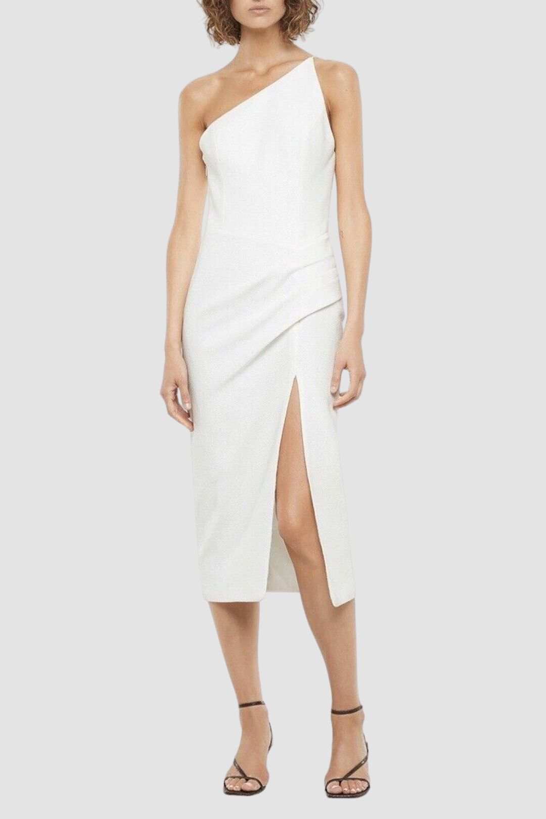 open lace back dress Manning Cartell Haute Pursuit One Shoulder Dress  Coco & Lola