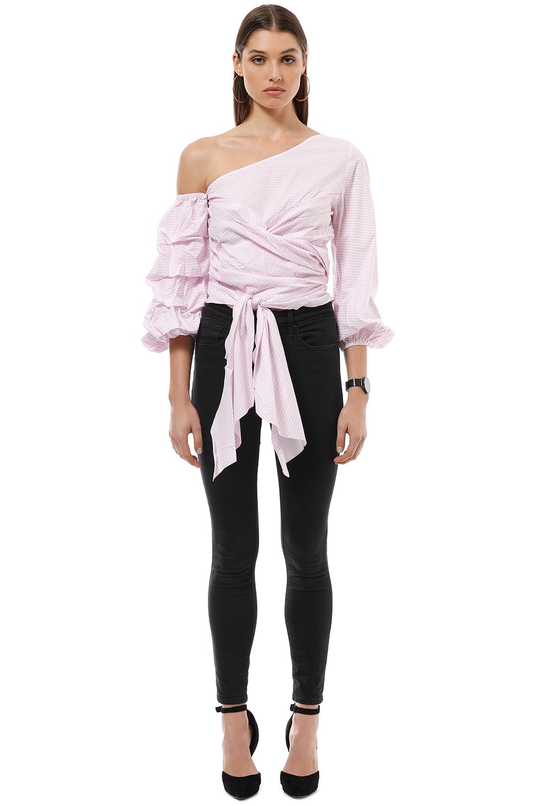 Maurie and Eve - Gabine Blouse - Pink - Front