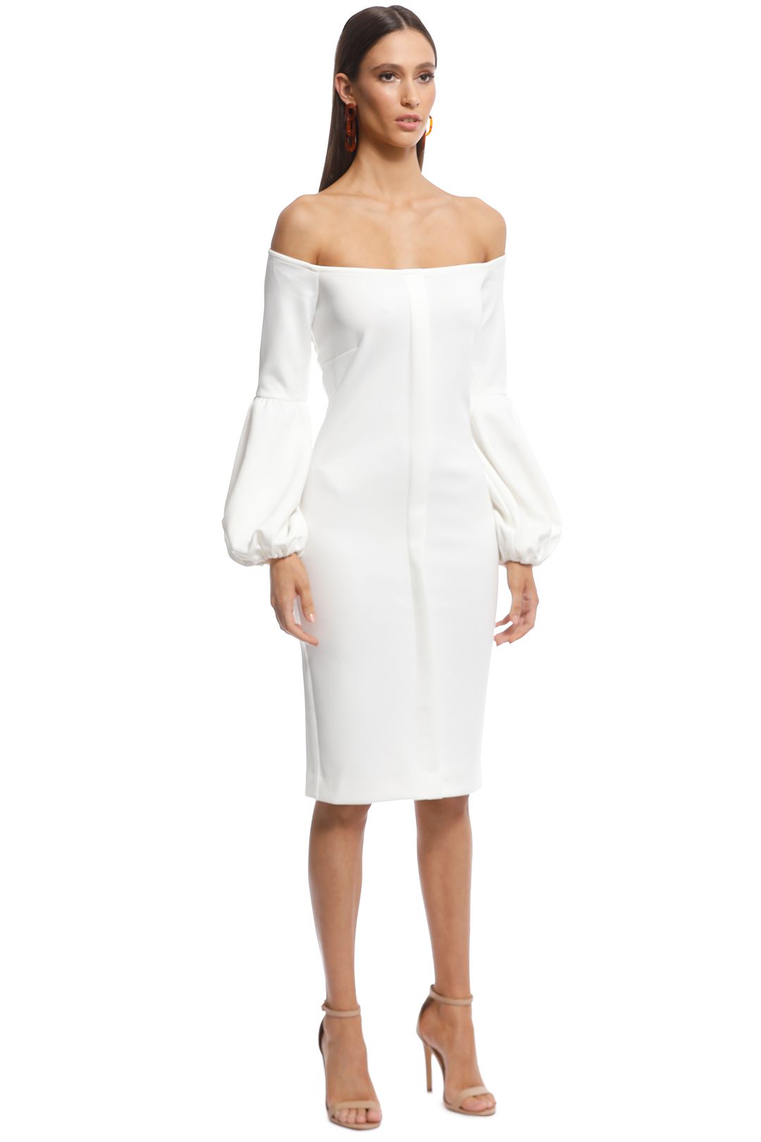 Serres Dress in White by Maurie Eve for Rent GlamCorner