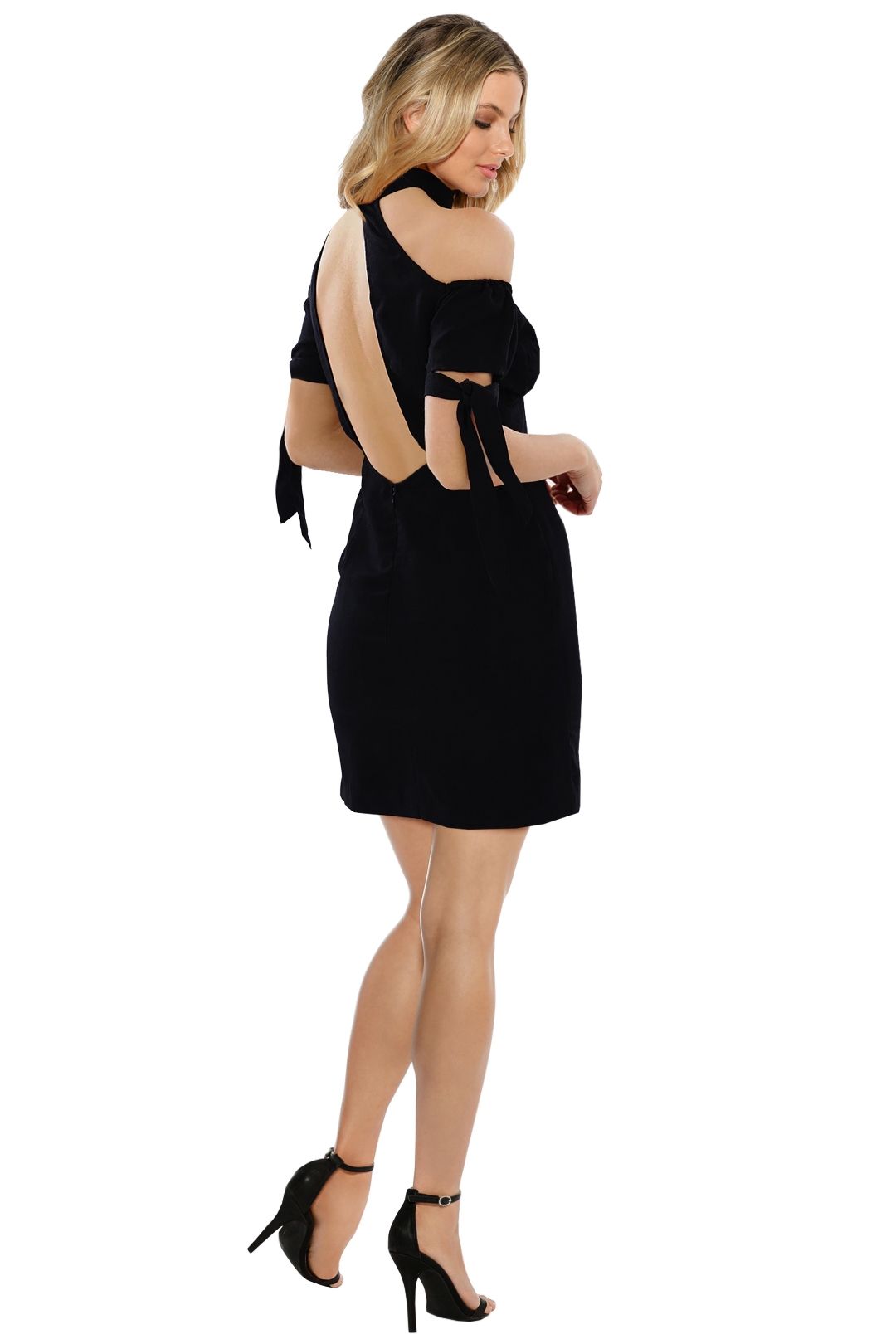 Maurie and eve black one shoulder dress sale