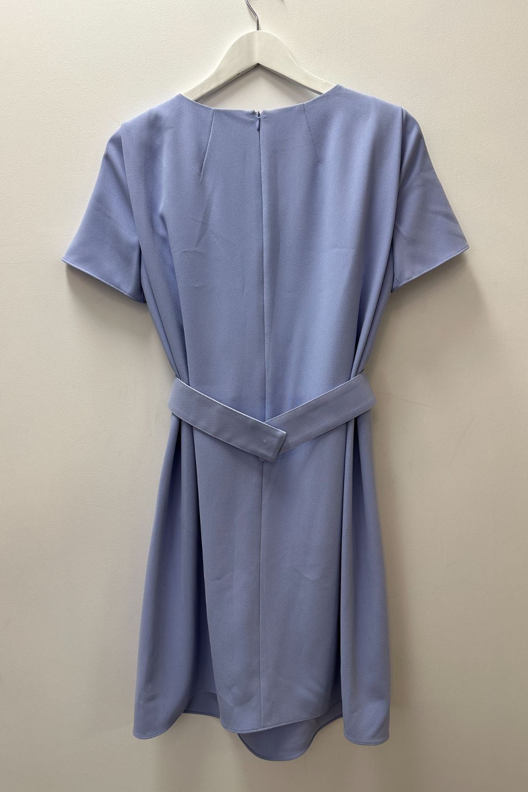 Mauve A line Dress with Belt