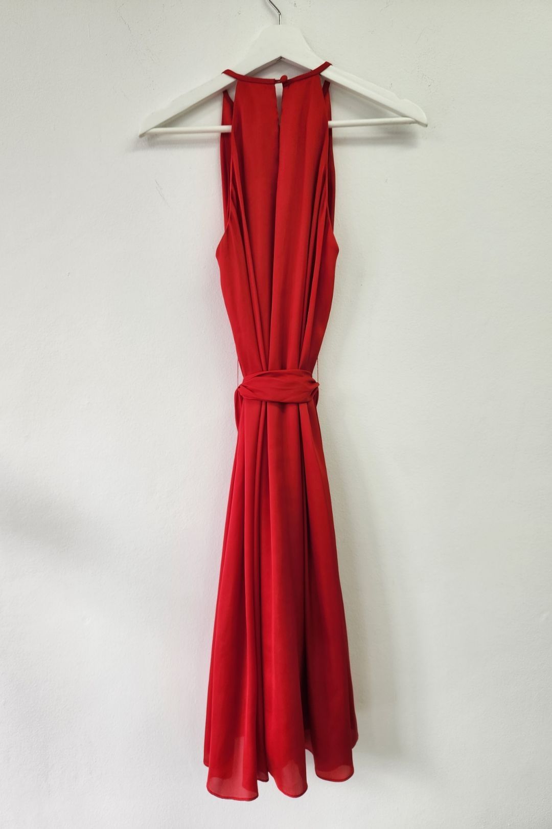 MeToo - Red Cocktail Swing Dress
