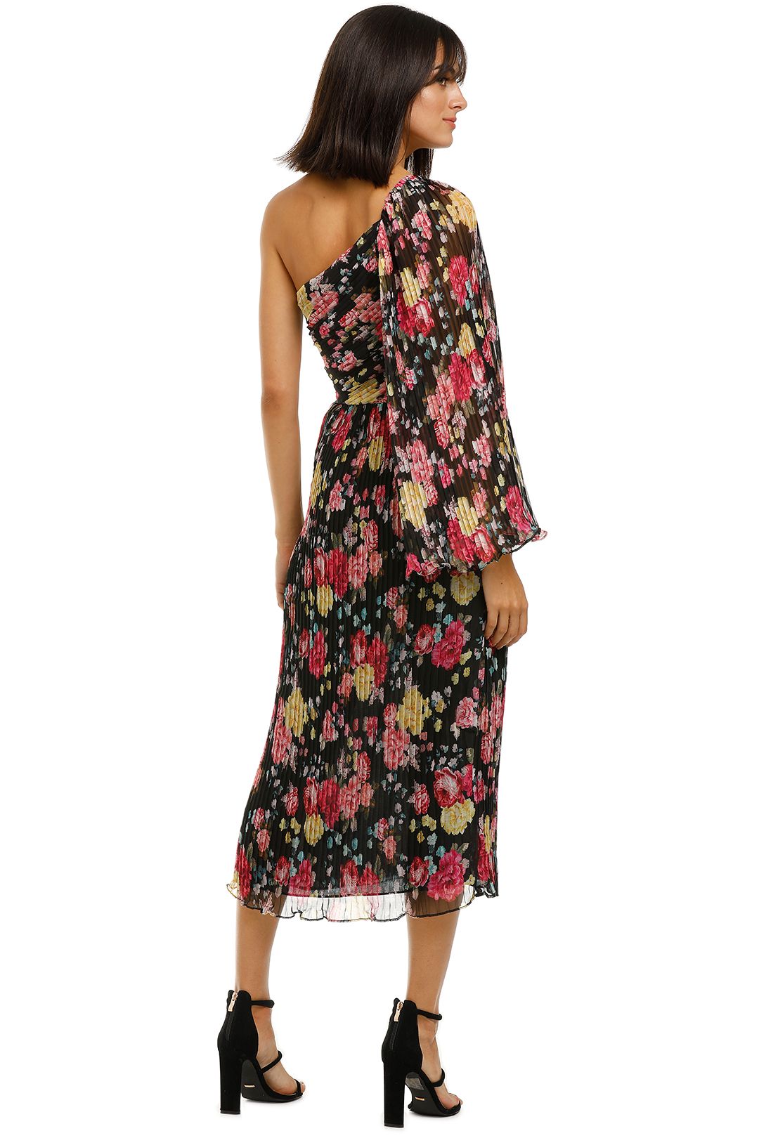 Midnight Waltz Midi Dress