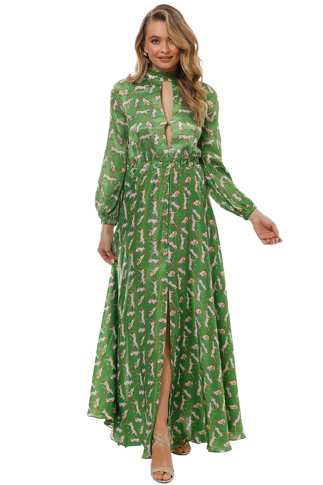 Emmie Dress in Emerald by Milly for Hire GlamCorner