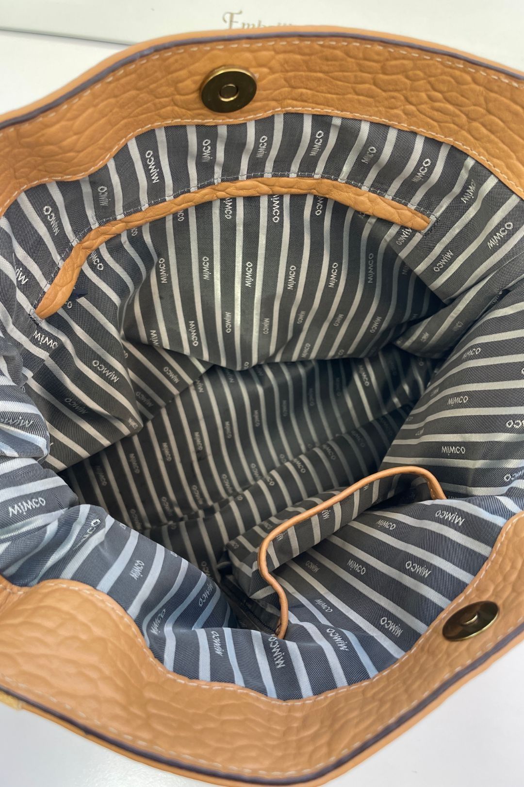 Buy Fintasia Tan Tote Bag Mimco GlamCorner