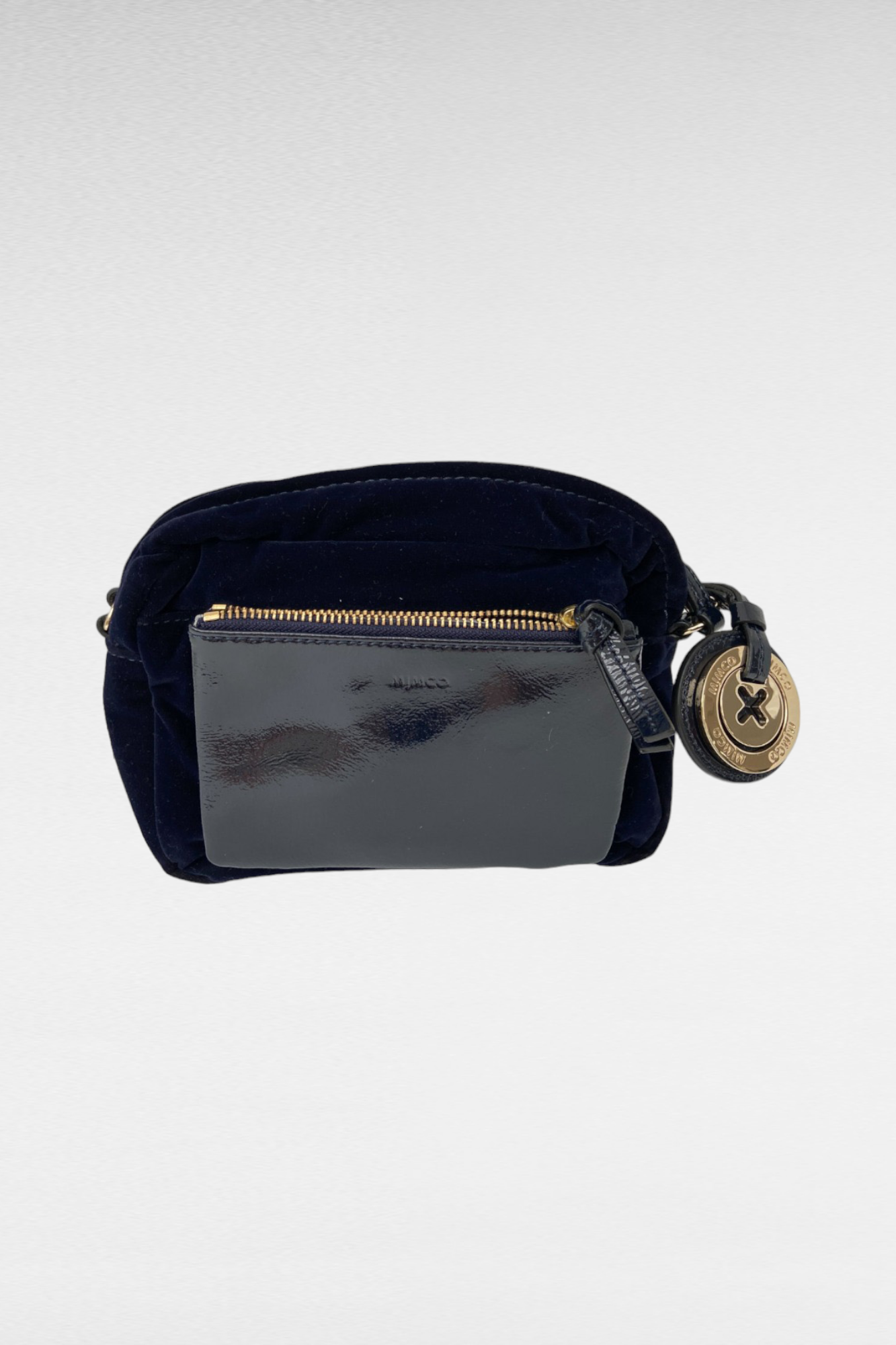 Buy Supernatural Box Hip Bag in Dark Blue Mimco GlamCorner