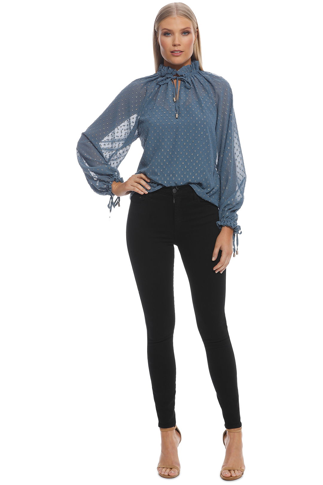 Ministry of Style - Augustine Top - Indigo - Front