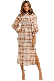 Ministry of Style Country Calling Dress plaid