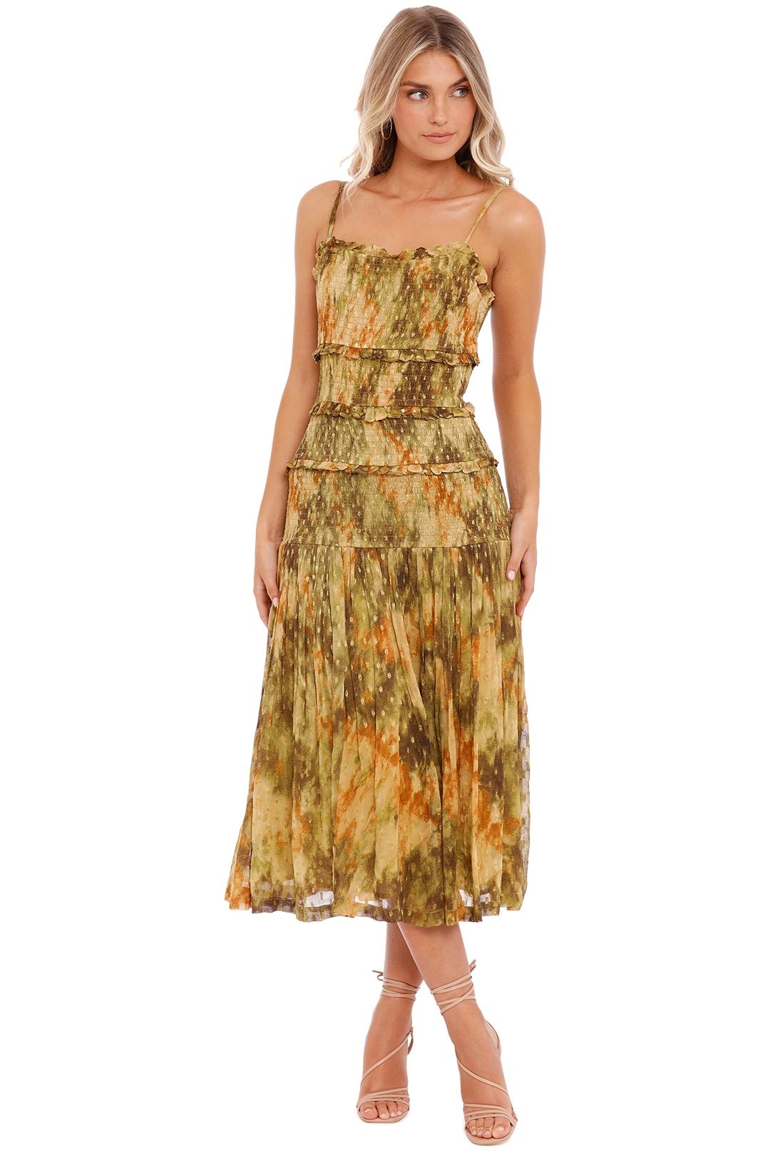 Hire Midsummer Haze Sheer Midi Dress | Ministry of Style | GlamCorner