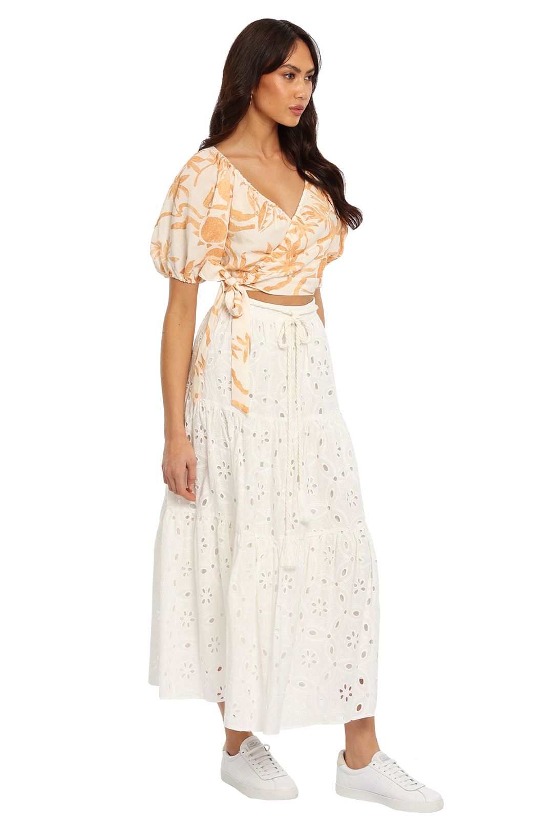 Ministry of Style Modern Romantic Maxi Skirt white