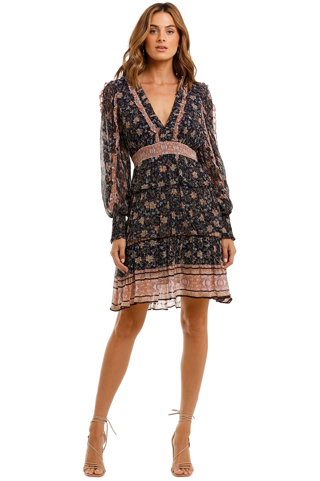 Corsage plisse hot sale mini dress
