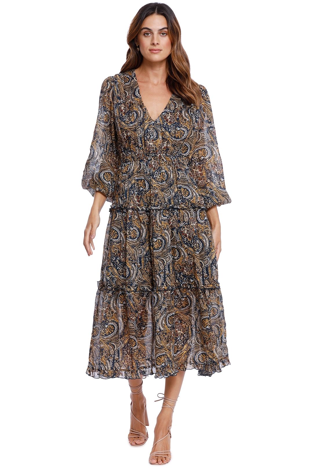 Ministry of Style Parisian Soul Midi Dress Un Belted