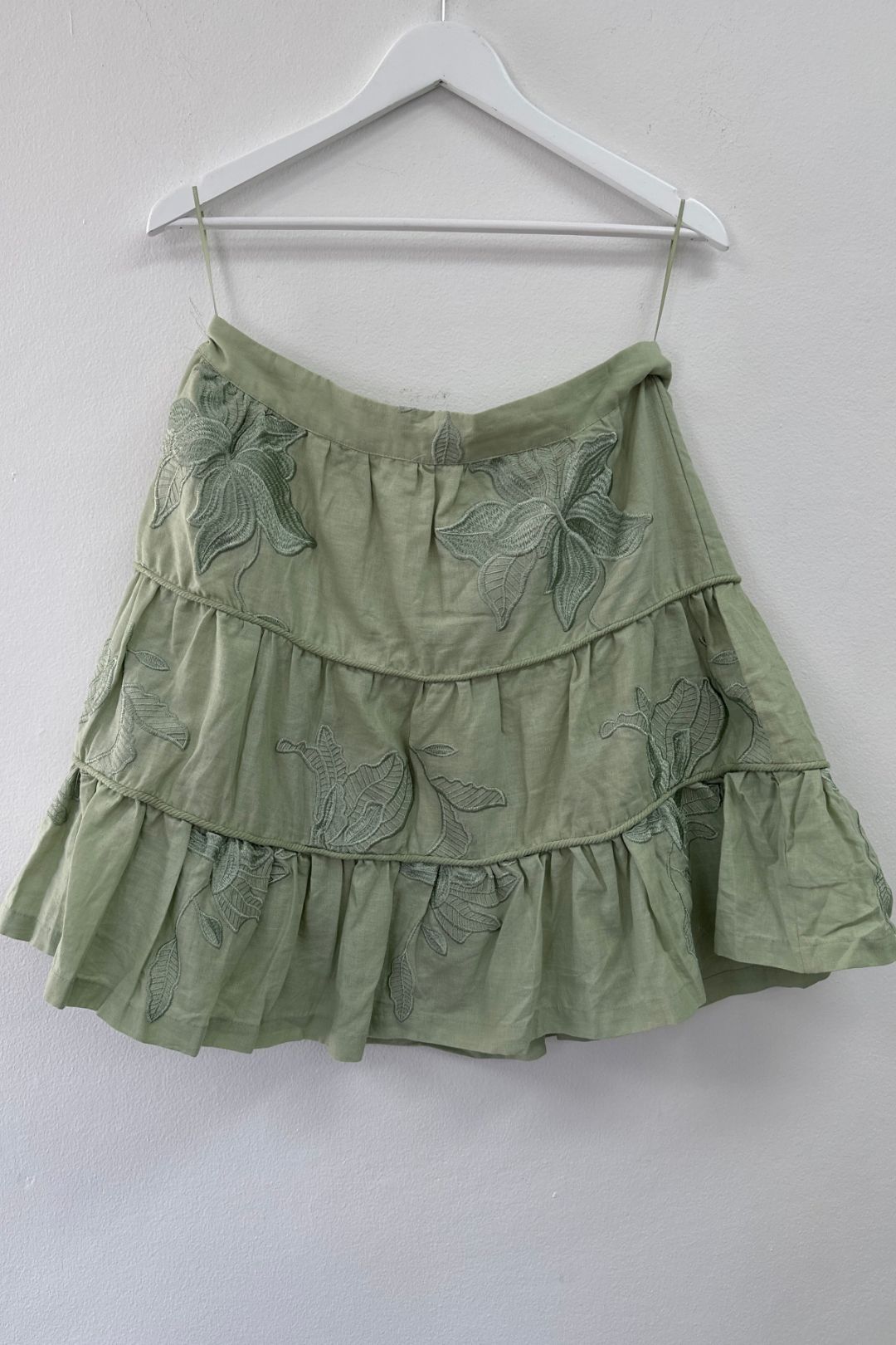 Ministry of Style - Sage Green Mini Skirt and Top Set