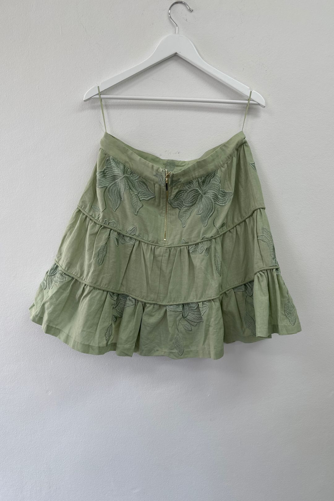 Ministry of Style - Sage Green Mini Skirt and Top Set