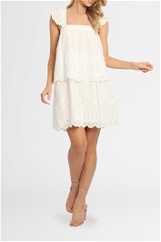 Mink Pink Aziza Mini Dress white
