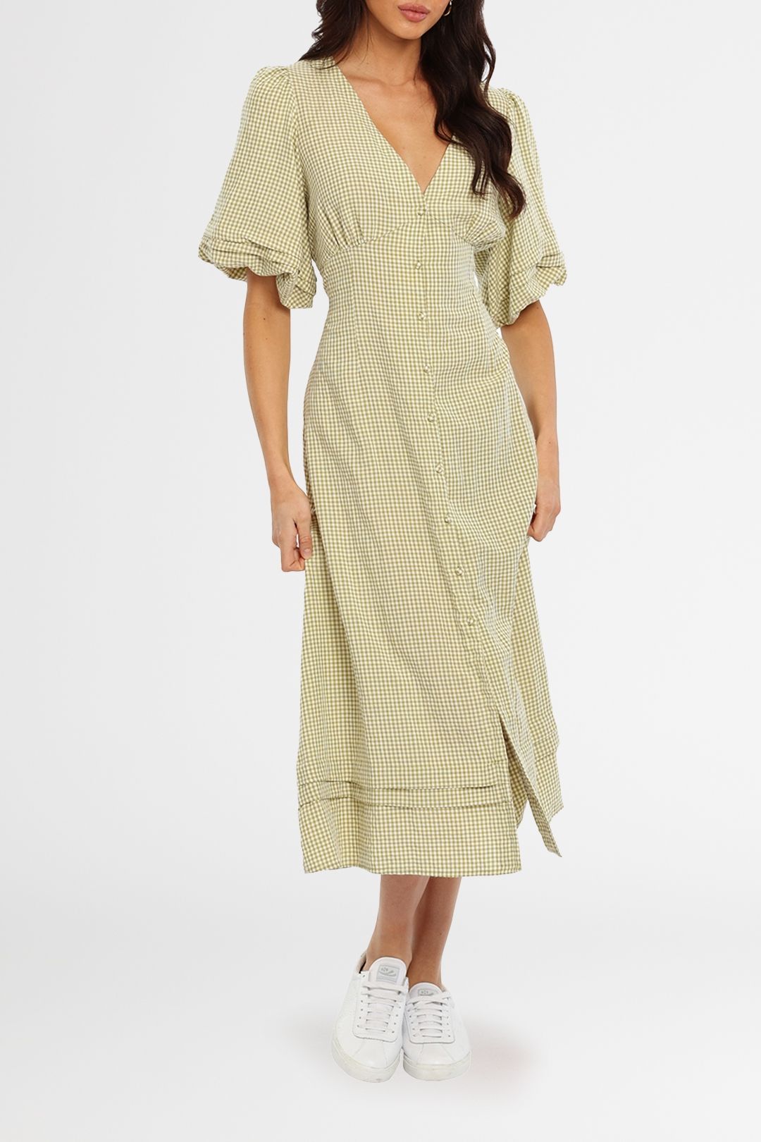Mink Pink Bermuda Midi Dress green