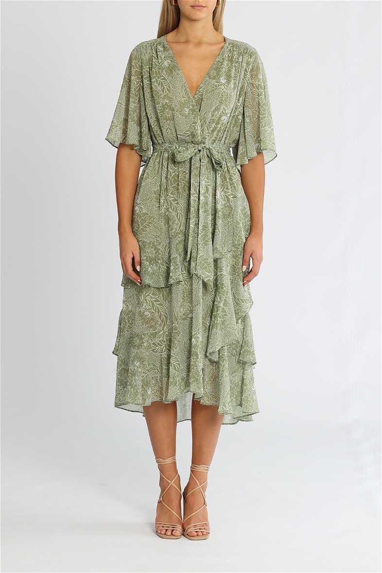 Mink Pink Arlo Pointelle Midi Dress