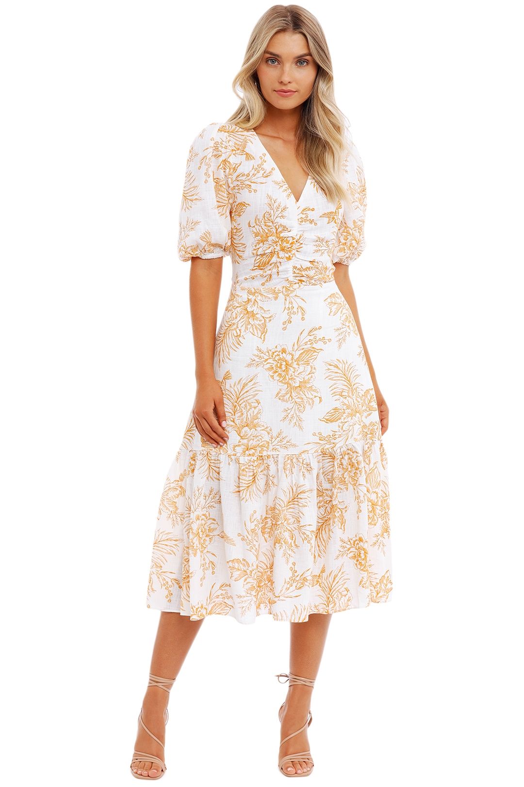 Mink Pink Naima Midi Dress multi