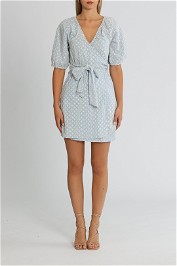 Mink Pink Vale Mini Dress Cornflower Blue