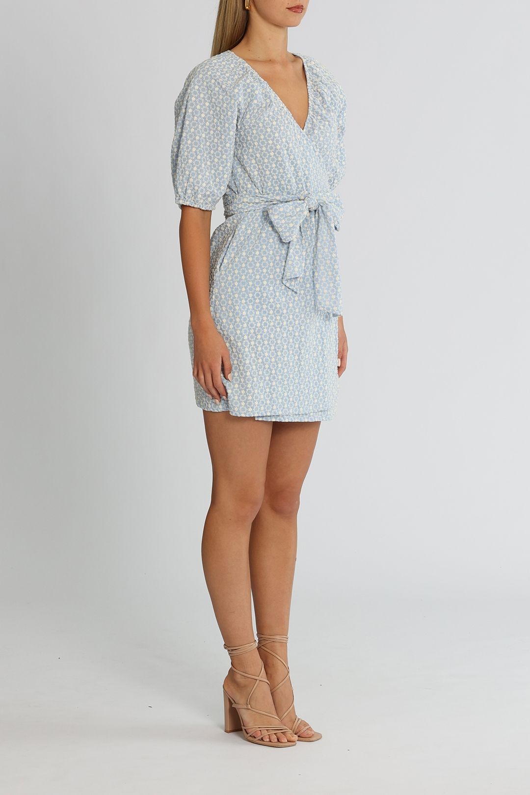 Hire Vale Mini Dress in Cornflower Blue | Mink Pink | GlamCorner