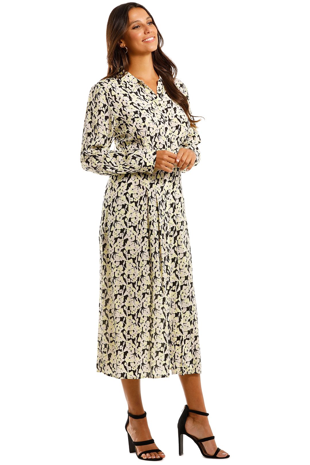 Mint velvet blossom sales print shirt dress